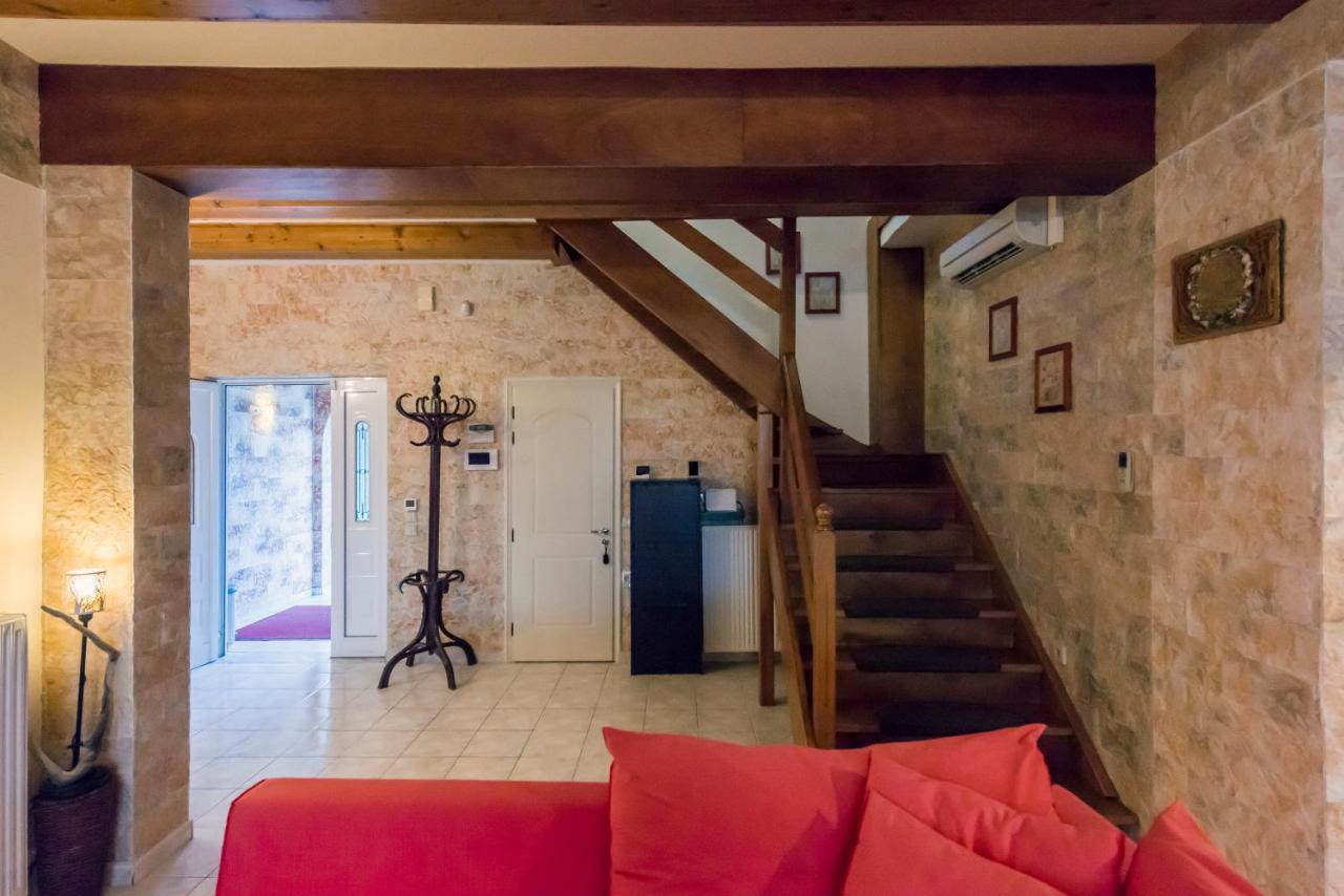 Villa Maxim With Private Pool & Tennis Court Halikounas Exterior foto