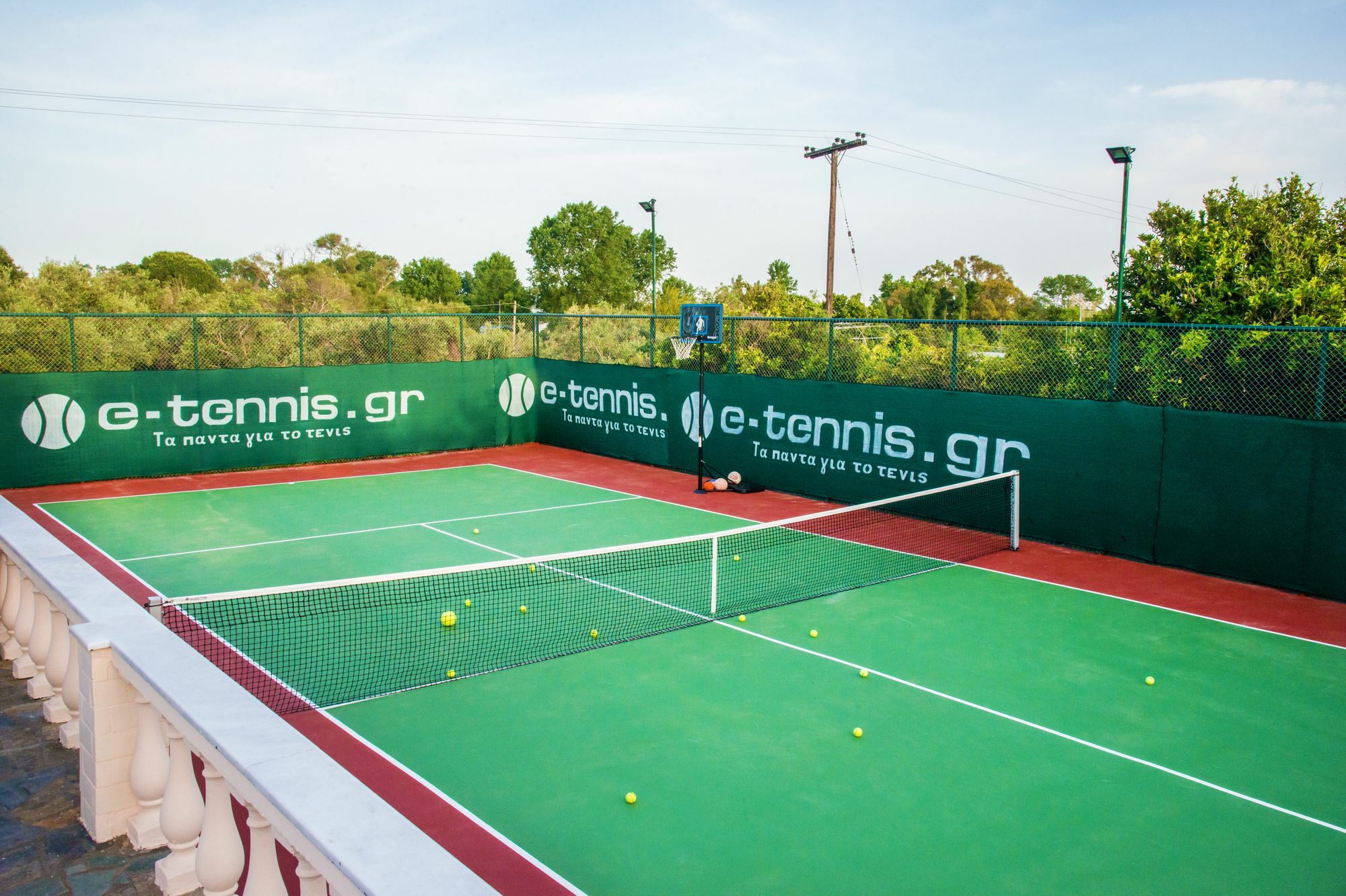 Villa Maxim With Private Pool & Tennis Court Halikounas Exterior foto