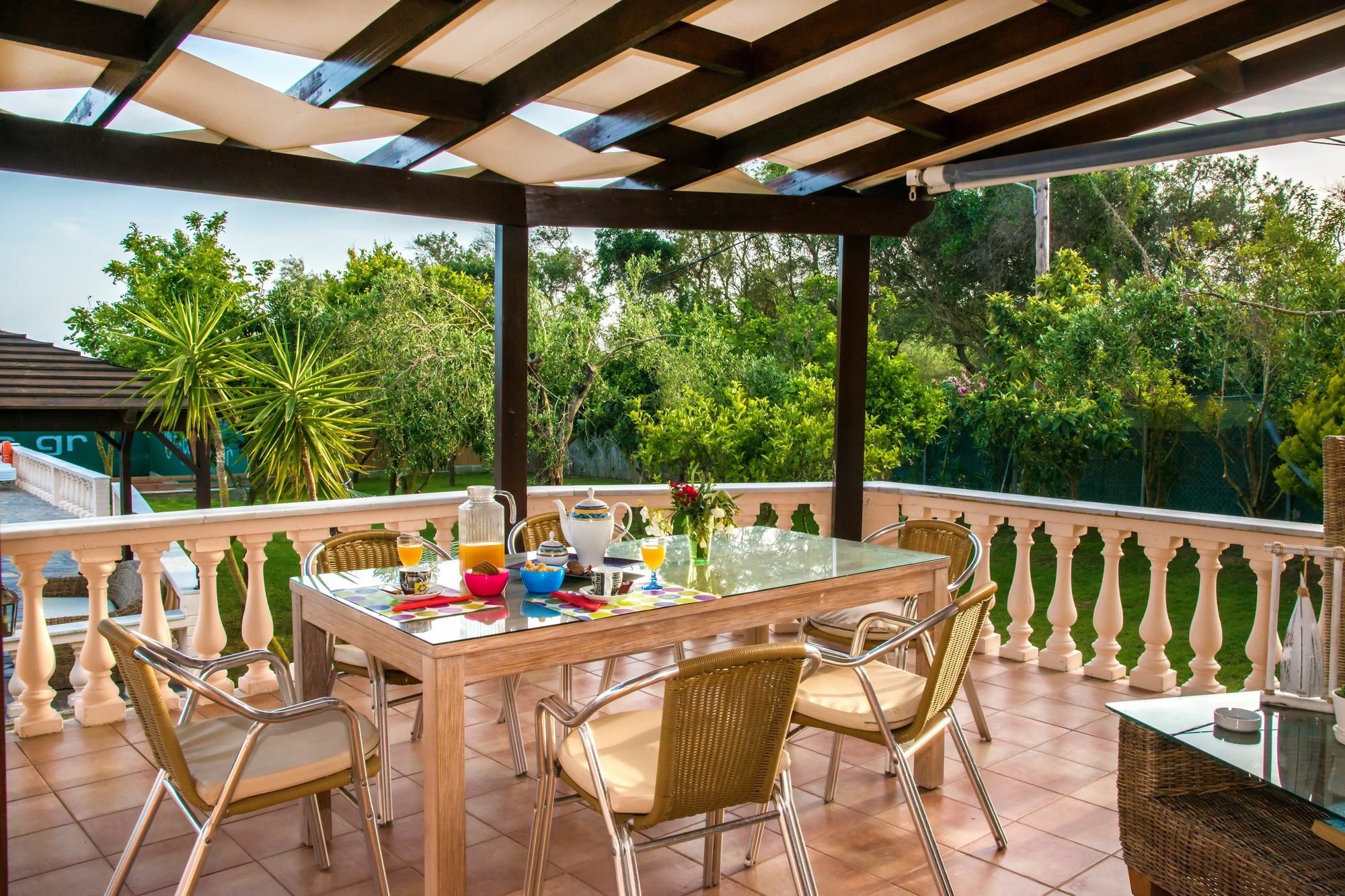 Villa Maxim With Private Pool & Tennis Court Halikounas Exterior foto